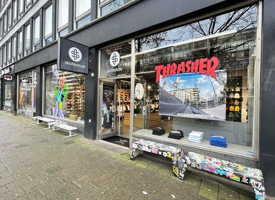 Storefront Skatestore Rotterdam