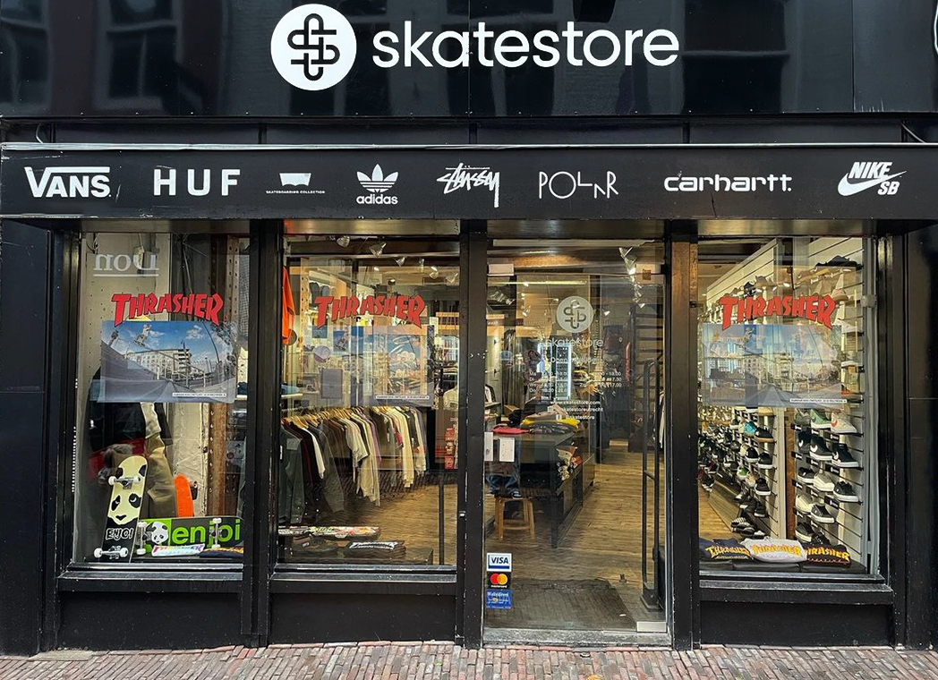 Storefront Skatestore Utrecht