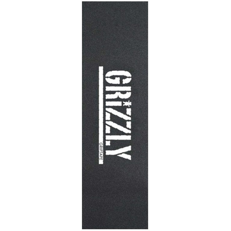 Grizzly White Stamp Griptape Sheet 9.0
